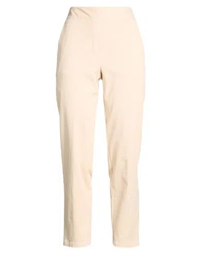 Alessia Santi Woman Pants Beige Size 4 Cotton, Elastane In Neutral