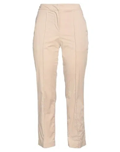 Alessia Santi Woman Pants Beige Size 6 Cotton, Polyamide, Elastane