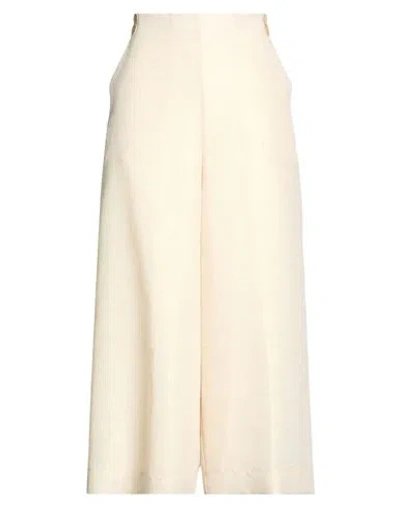 Alessia Santi Woman Pants Beige Size 8 Viscose, Polyester In Neutral