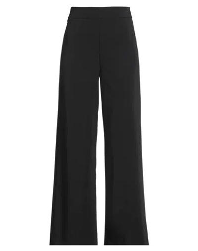 Alessia Santi Woman Pants Black Size 10 Polyester, Viscose, Elastane