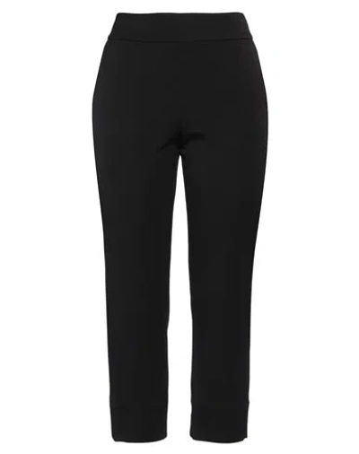 Alessia Santi Woman Pants Black Size 10 Polyester, Viscose, Elastane