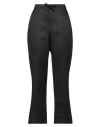 Alessia Santi Woman Pants Black Size 10 Ramie In Black