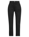 Alessia Santi Woman Pants Black Size 2 Cotton, Elastane In Black