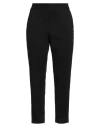 Alessia Santi Woman Pants Black Size 4 Cotton, Viscose, Elastane