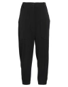 Alessia Santi Woman Pants Black Size 10 Polyester, Viscose, Elastane In Black
