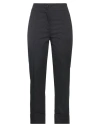 Alessia Santi Woman Pants Black Size 6 Cotton, Polyamide, Elastane