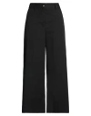 Alessia Santi Woman Pants Black Size 6 Cotton, Polyester, Elastane In Black