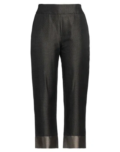 Alessia Santi Woman Pants Black Size 6 Viscose, Acetate, Polyester