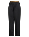 Alessia Santi Woman Pants Black Size 6 Viscose, Elastane In Black