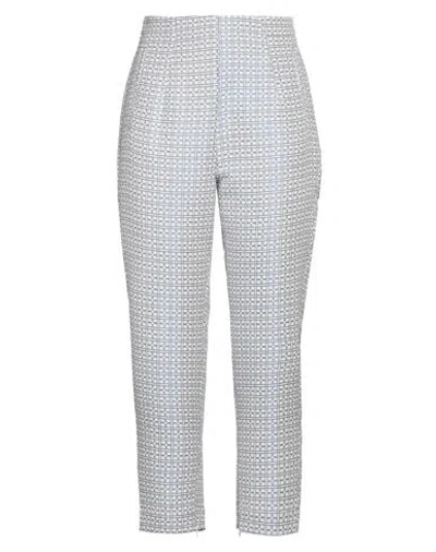 Alessia Santi Woman Pants Blue Size 12 Polyester, Cotton
