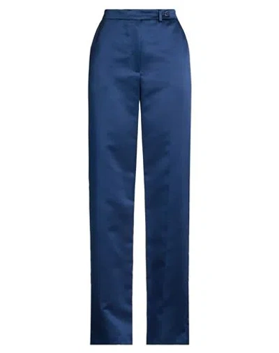 Alessia Santi Woman Pants Blue Size 4 Polyester