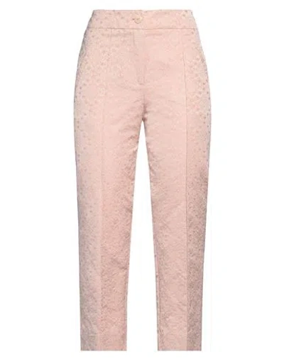 Alessia Santi Woman Pants Blush Size 6 Polyester, Cotton In Pink