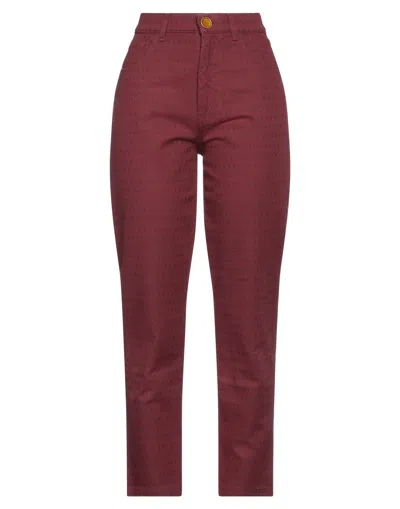 Alessia Santi Pants In Red