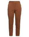 Alessia Santi Woman Pants Camel Size 6 Cotton, Viscose, Elastane In Beige
