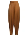 Alessia Santi Woman Pants Camel Size 6 Viscose In Beige