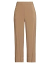 Alessia Santi Woman Pants Camel Size 6 Viscose In Multi