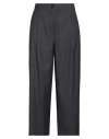 ALESSIA SANTI ALESSIA SANTI WOMAN PANTS CHARCOAL SIZE 12 POLYESTER, VISCOSE, ELASTANE