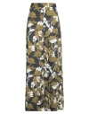 Alessia Santi Woman Pants Charcoal Size 12 Cotton In Multi