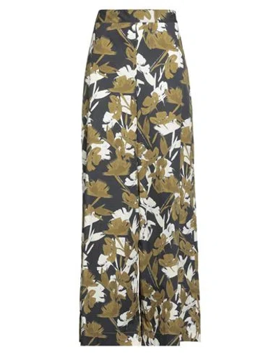 Alessia Santi Woman Pants Charcoal Size 12 Cotton In Gray