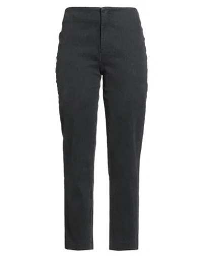 Alessia Santi Woman Pants Charcoal Size 31 Cotton, Elastane In Gray