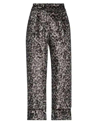Alessia Santi Woman Pants Charcoal Size 8 Polyester, Elastane In Gray
