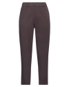 Alessia Santi Woman Pants Chocolate Brown Size 4 Cotton, Elastane