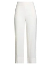 Alessia Santi Woman Pants Cream Size 6 Viscose In White