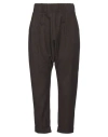 ALESSIA SANTI ALESSIA SANTI WOMAN PANTS DARK BROWN SIZE 6 WOOL