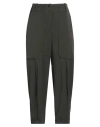 Alessia Santi Woman Pants Dark Green Size 6 Polyester, Viscose, Elastane In Green