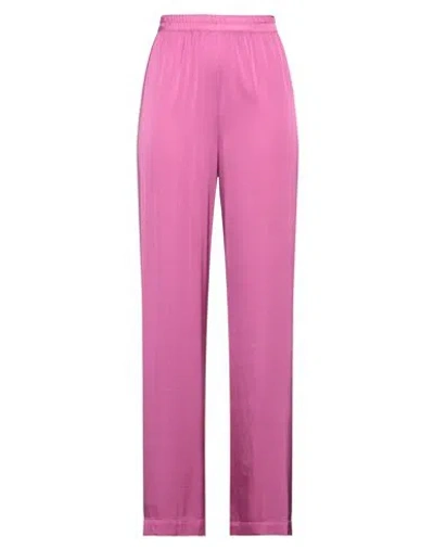 Alessia Santi Woman Pants Fuchsia Size 6 Viscose, Elastane In Pink