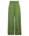 Alessia Santi Woman Pants Green Size 2 Viscose, Elastane