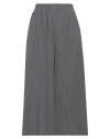 Alessia Santi Woman Pants Grey Size 6 Viscose, Linen In Grey