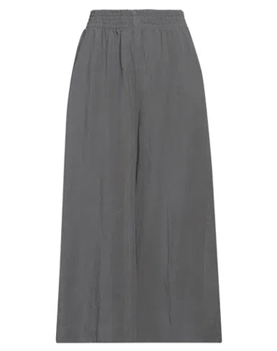 Alessia Santi Woman Pants Grey Size 6 Viscose, Linen