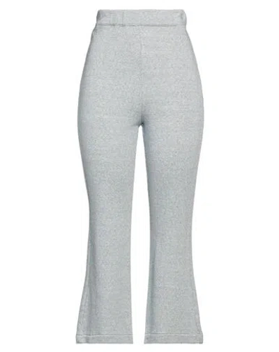 Alessia Santi Woman Pants Grey Size 6 Lyocell, Cotton