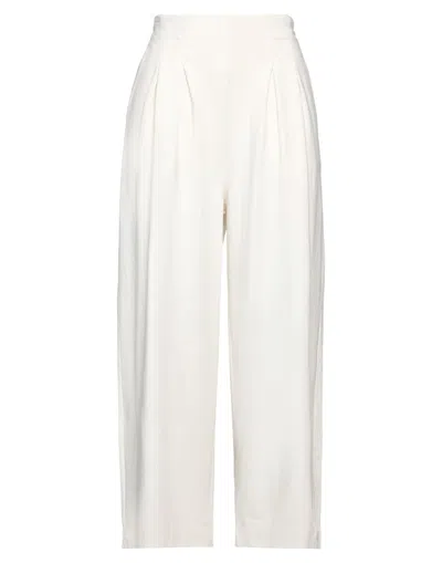 Alessia Santi Pants In White