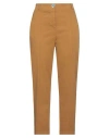 Alessia Santi Woman Pants Khaki Size 10 Cotton, Elastane In Beige