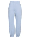 Alessia Santi Woman Pants Light Blue Size 10 Cotton