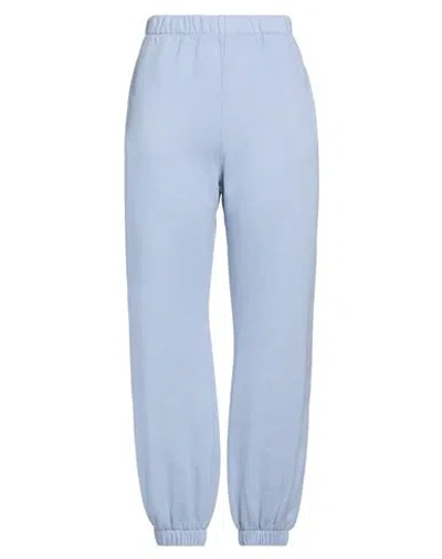 Alessia Santi Woman Pants Light Blue Size 10 Cotton