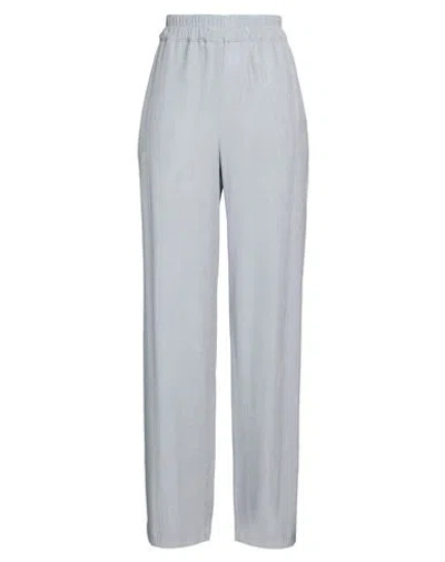 Alessia Santi Woman Pants Light Grey Size 6 Viscose, Polyester In Gray