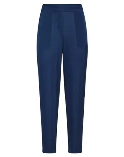 Alessia Santi Woman Pants Midnight Blue Size 6 Viscose
