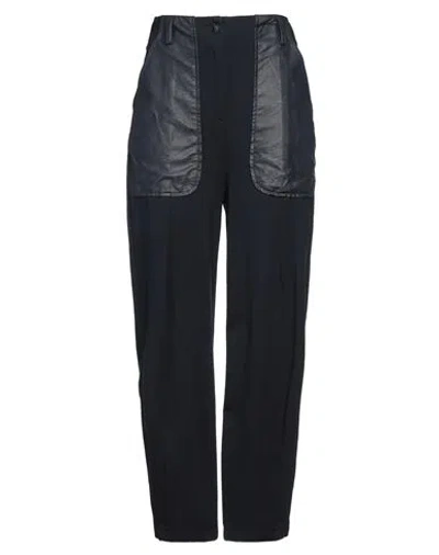 Alessia Santi Woman Pants Midnight Blue Size 6 Viscose, Polyamide, Elastane