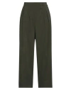 Alessia Santi Woman Pants Military Green Size 2 Cotton, Elastane