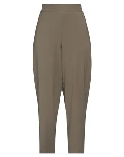 Alessia Santi Woman Pants Military Green Size 10 Polyester, Elastane