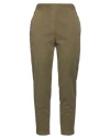 Alessia Santi Woman Pants Military Green Size 6 Cotton, Viscose, Elastane