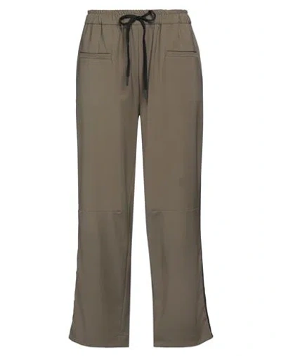 Alessia Santi Woman Pants Military Green Size 8 Polyester, Elastane