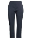 Alessia Santi Woman Pants Navy Size 12 Cotton, Polyamide, Elastane In Navy
