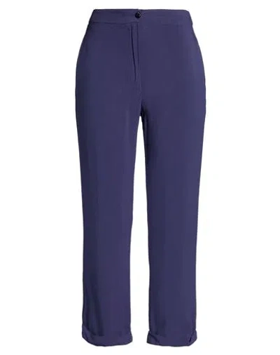Alessia Santi Woman Pants Purple Size 2 Viscose