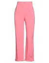 Alessia Santi Woman Pants Salmon Pink Size 2 Viscose In Pink
