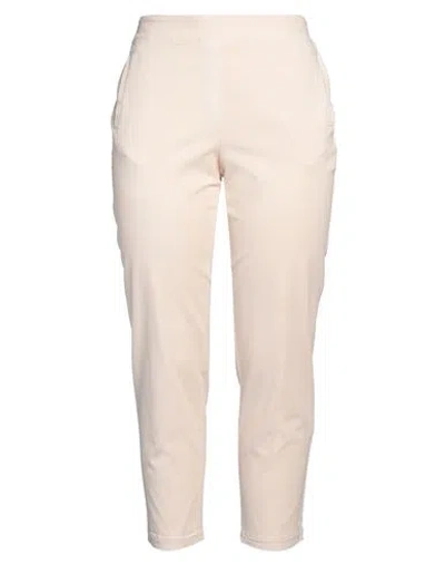Alessia Santi Woman Pants Sand Size 10 Cotton, Viscose, Elastane In Beige