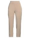 Alessia Santi Woman Pants Sand Size 4 Polyester, Viscose, Elastane In Beige